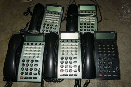 LOT OF 5 NEC BUSINESS TELEPHONE DTU-16D-2