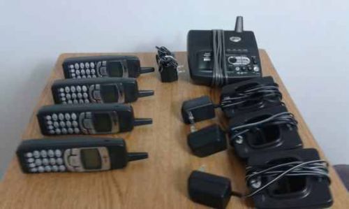 HUGE LOT AT&amp;T E5945B 4ea. Phones 3ea. Chargers and Answering System Base 5.8 GHz