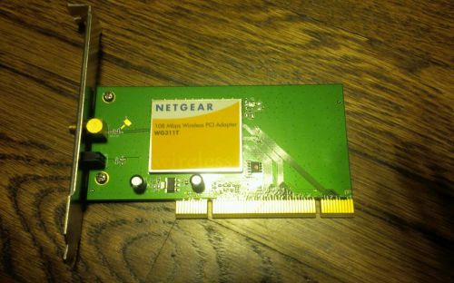 Netgear WG311T Super G 108Mbps Wireless PCI Adapter (NO ANTENNA)