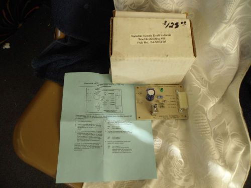 NOS AMERICAN STANDARD INC,  SPEED DRAFT INDUCER TROUBLESHOOTING KIT 34-3404-01