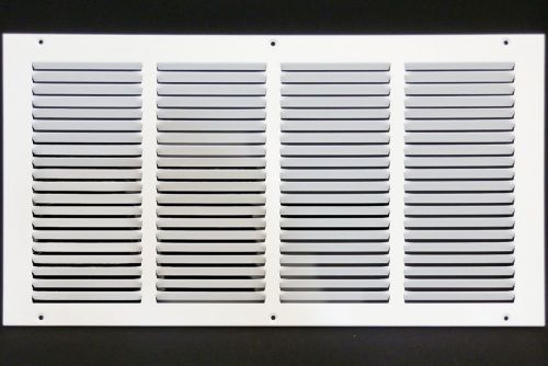 20w&#034; x 10h&#034; RETURN GRILLE - HVAC Dcut Cover - Easy Air FLow - Flat Stamped Face