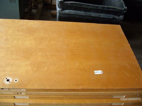 Salvage Vintage Wood Grain Birch Solid Core Door Industrial 83.5&#034;x36&#034;x1.75&#034;