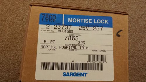 Sargent 7865 commercial mortise locks for sale