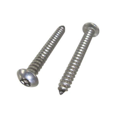 # 10 X 1-1/4&#034; Stainless Steel Button Tamperproof Torx Sheet Metal Screw