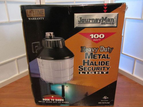 Journeyman hd-9274-bz 100-watt metal halide industrial grade security light new for sale