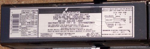 Advance 72C5282-NP 120/277 Metal Halide Ballast for one 70W M98/M  FREE SHIPPING
