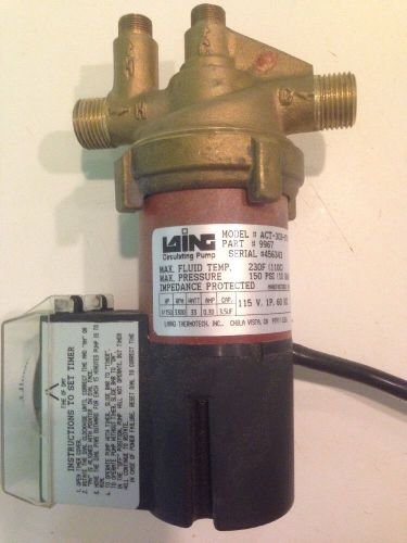 laing circulation pump Act-303-btw Instant Hot Water 120v Timer
