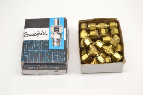 New swagelok b-200-3 brass tee tube male 1/8 in tube 1/8in npt fitting b479755 for sale