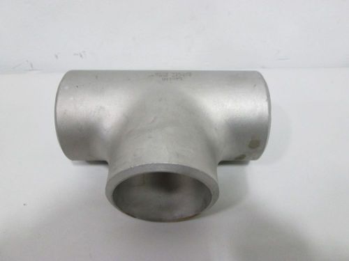 New ladish wp-316 6-2b 6in long stainless 2-1/2in tee pipe fitting d324952 for sale
