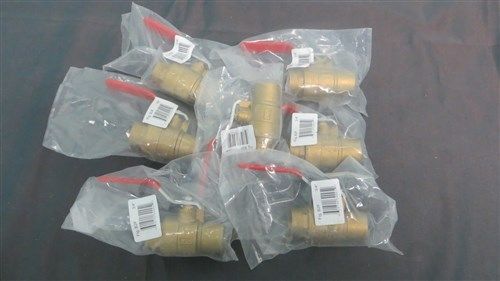 Lot of 7 new 3/4&#034; b2f shut off valves  150 wsp 400wog b-2-f for sale