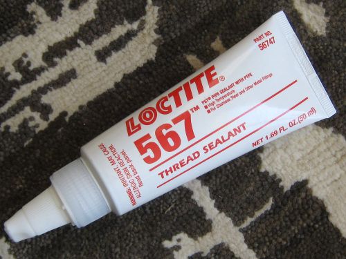 3 tubes of loctite 567 pst sealant ptfe 56747 stainless steel &amp; other metal for sale