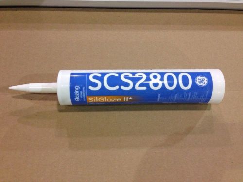 GE SilGlaze II SCS2800 Silicone Sealant - Translucent - Case Of 12