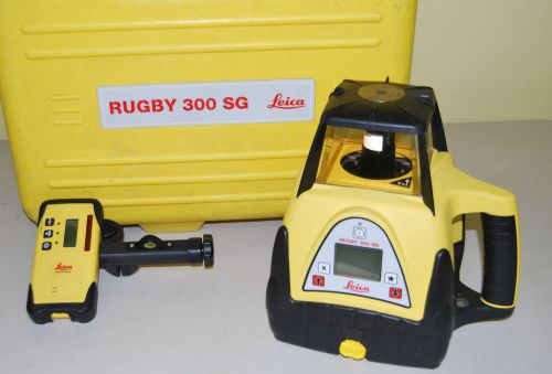 Leica rugby 300sg single grade rotary laser for sale