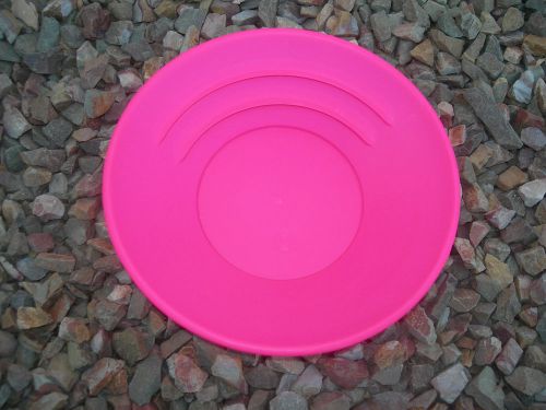 HOT PINK Gold Pan Panning 10&#034; Prospecting Mining Sluice MADE IN THE USA! FLE
