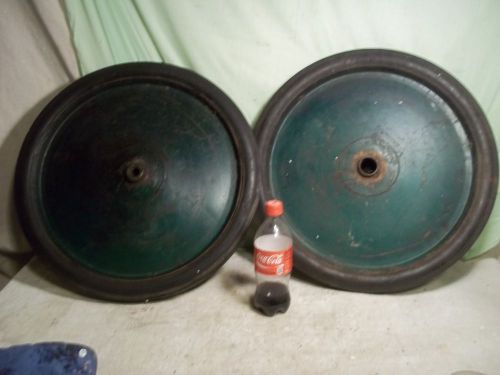 Vtg firestone solid 20x1.75 tire with solid steel wheel auto cart industrial for sale