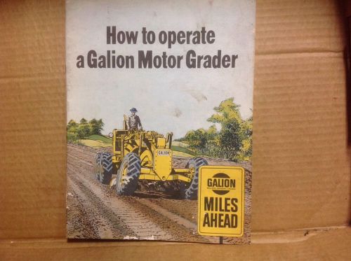 Galion Motor Grader