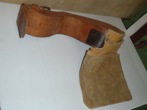 Real leather...heavy duty work belt or tool belt for sale