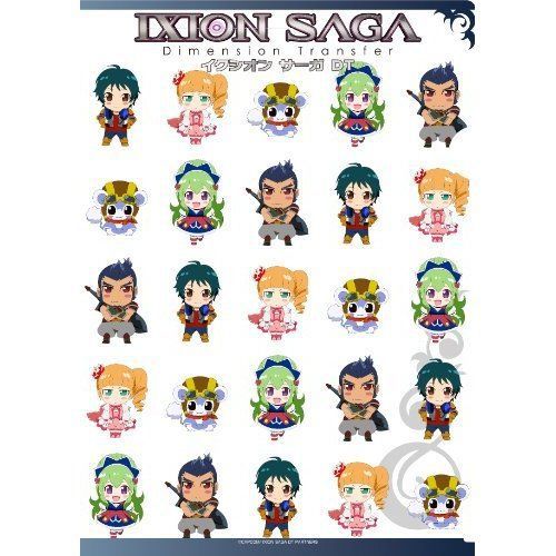Clear File Ixion Saga DT Kon Side Ver. flagments Japan