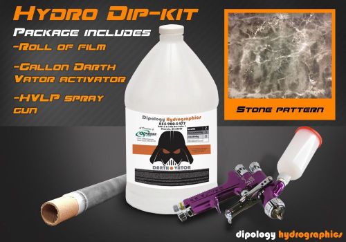 Hydrographics dip kit water transfer printing film hydro dip - stone film for sale