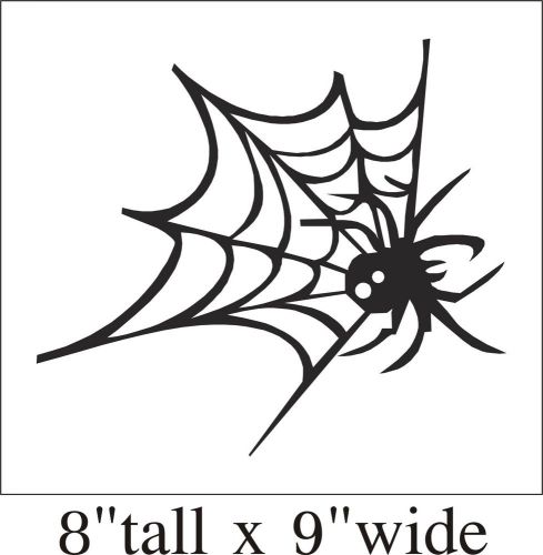 Small Spider Web Funny Car Truck Bumper Vinyl Sticker Decal Art Gift-1552