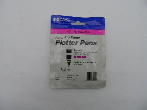 HP Red Violet Fiber-tip 5 Pack Paper Plotter Pens 17843P 0.3mm NOS Sealed