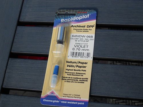 Violet 0.70mm Plotter pen Koh-I-Noor Rapidoplot 64NDW-06B W Style Calcomp