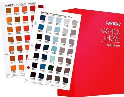 Pantone Fashion + Home Cotton Planner FFC205 TCX 2100 Colors On Cotton NEW