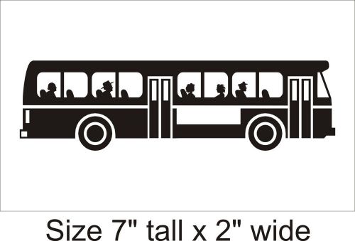 2X Tourist Bus Funny Car Vinyl Sticker Decal Truck Bumper Laptop Gift - 7 8 6 B