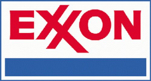 Exxon Garage Flag 2.5ft  x 3.5 ft Indoor Outdoor Deluxe Car Banner