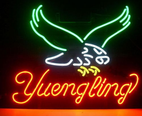 New eagle real glass neon light sign home beer bar pub club sign handcrafted for sale
