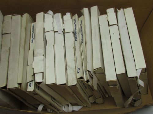 (18) 100 Yard Rolls of Ironer guide tape (5) 3/4&#034; and (13) 1/2&#034; Wide