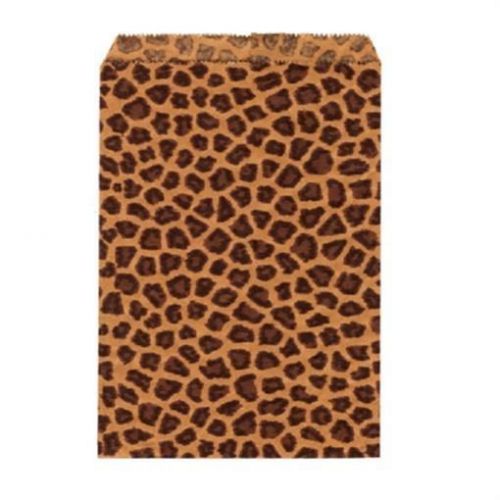 Paper Merchandise Bags 4 x 6&#034; - Leopard Print 1000 Bags
