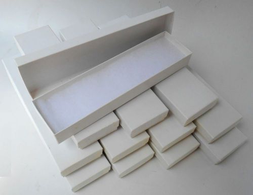 12 Kraft cotton filled #82A Oatmeal Jewelry gift box 8 x 2 x 7/8 inch