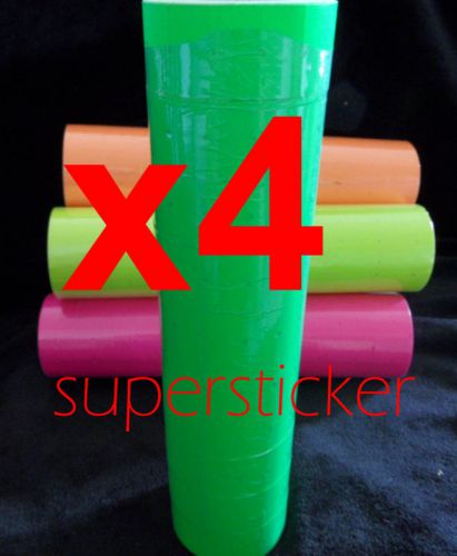 40 Roll X 500 Tags labels Refill for Price Gun Green