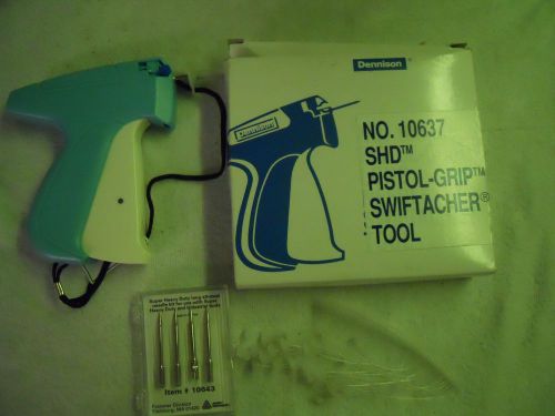 Dennison swiftacher  pistol grip tool with 4 pack of needles for sale