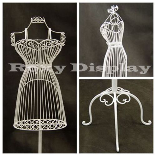 Female metal wire form with antique metal base #ty-xy140075w for sale