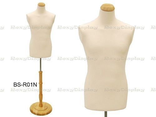 Male Economic Mannequin Manikin Body Form Value Dress Form #JF-MWP+BS-R01N