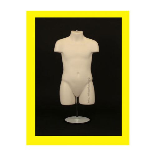 Flesh Child Mannequin Body Form With Metal Base - Great To Display 5t To Size 7