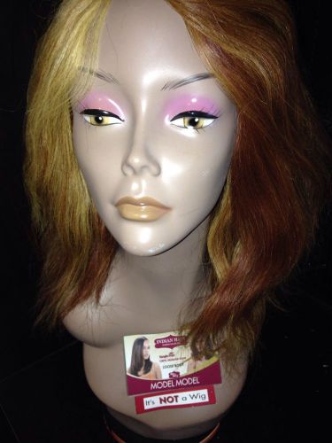 Head Bust Mannequin DISPLAY with Hair * WIG head bust prop * Ethnic Beauty Red