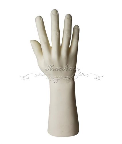 New Arrival PVC Right Male Mannequin Hand Display with White color for Glove
