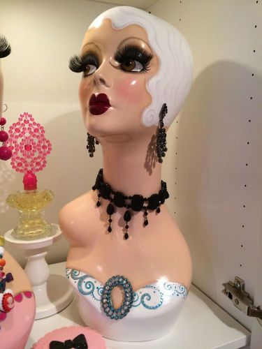 ROARING TWENTIES FLAPPER Mannequin Head/Bust - On Sale and Ready to Ship