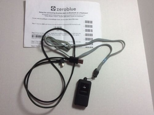 SCANFOB OPN-2002 Bluetooth Wireless Laser Barcode Scanner +Accessories MINT