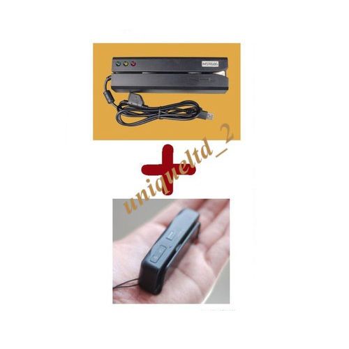 Msre606 writer &amp; mini400 mini400 wireless reader bundle.msr206 magstripe reader for sale