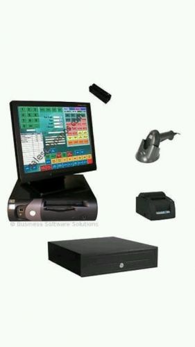 1 Stn Retail Touch Point of Sale POS System w/ Software