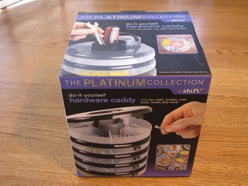 Platinum collection shift do it yourself hardware caddy with nails screws nuts