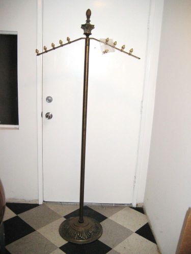 Antique  clothing display rack  ornate  cast iron        local pick up only for sale