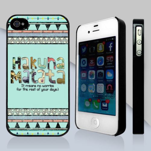 New New Hakuna Matata Aztec Tribal Pattern Case cover For iPhone and Samsung