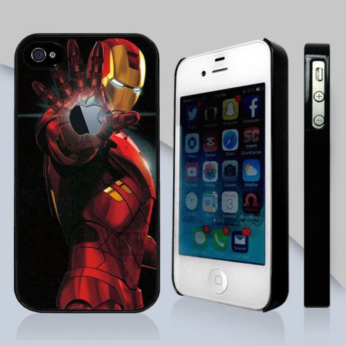 Iron Man Apple Logo Cases for iPhone iPod Samsung Nokia HTC