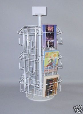 Greetingcard rack display 18 pocket spinner counter 6x9 made in usa for sale