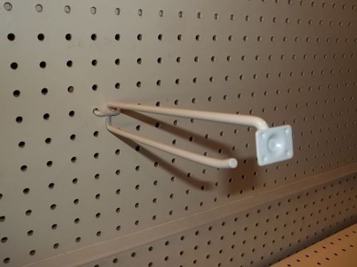 Lot of 25 peg hooks 11&#034; fixed scan pricing pegboard peghook board for sale